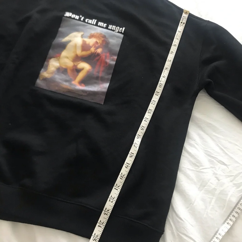 “Don’t Call Me Angel” Cherub Graphic Sweatshirt - Picture 10 of 11